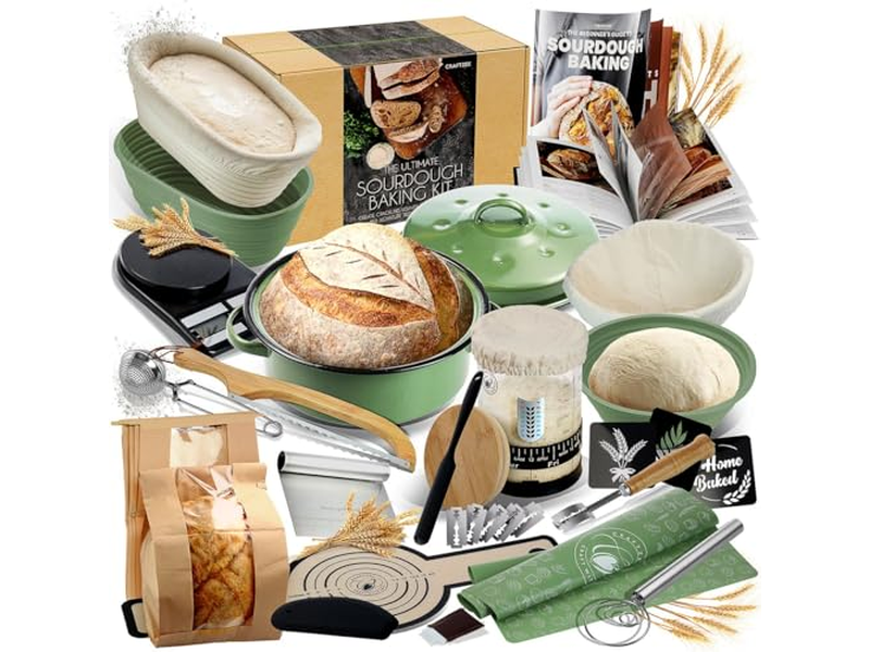 Cestino per Fermentazione del Pane 9 Pollici Stampo Europeo per Sourdough
