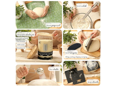 Cestino per Fermentazione del Pane 9 Pollici Stampo Europeo per Sourdough