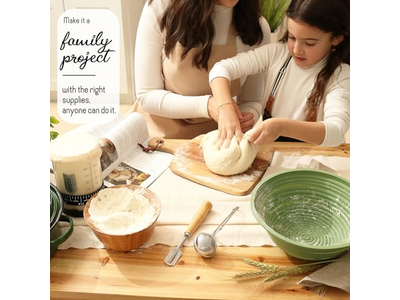 Cestino per Fermentazione del Pane 9 Pollici Stampo Europeo per Sourdough
