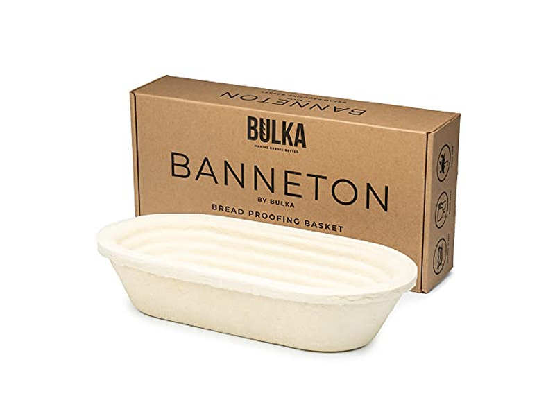 Banneton Rotondo 9 Pollici con Fodera Cestini per Lievitazione