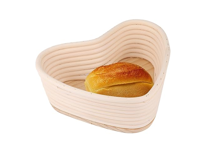 Cestini per Lievitazione Baguette Kit Barattolo per Sourdough con Fodere in Tessuto