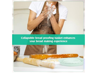 Set di Panificazione Couche <u><a href='https://it.bannetonbasket.com'>cestini per lievitazione</a></u> del Pane Banneton