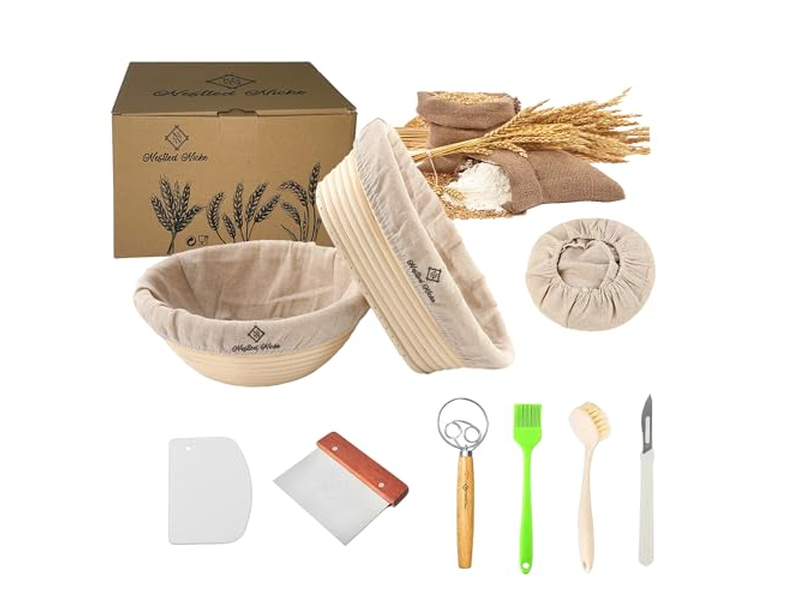 Cestino Regalo di Ingredienti per Panificazione <u><a href='https://it.bannetonbasket.com'>cestini per lievitazione</a></u> del Pane in Vimini