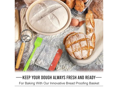 Cestino Regalo di Ingredienti per Panificazione <u><a href='https://it.bannetonbasket.com'>cestini per lievitazione</a></u> del Pane in Vimini