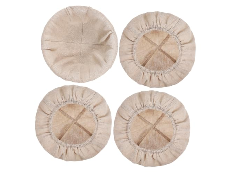 Forniture per Panificazione Utensili per la Preparazione del Pane Cestino con Coperchio Set di 2