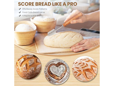 Set di 2 <u><a href='https://it.bannetonbasket.com'>cestini per lievitazione</a></u> Banneton