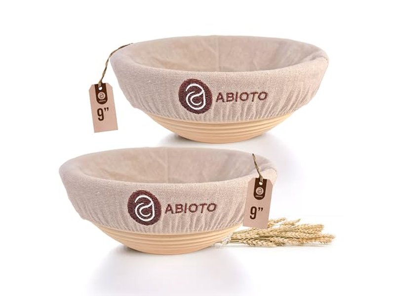 Kit Banneton Mini Ovale 250g 750g Miglior Fodera Rotonda in Rattan di Salice