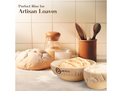 Kit Banneton Mini Ovale 250g 750g Miglior Fodera Rotonda in Rattan di Salice