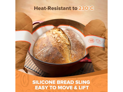 Cestino per Lievitazione Banneton Grande Ovale Pane 25Cm 10 Pollici Rotondo Premium Fermentazione