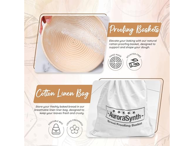 Cestino per Lievitazione Banneton Filippine Triangolo Pane Francese Set Top Silonce