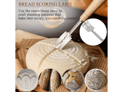 Cestini per Lievitazione Banneton Plastica Naturale Set di Pane Banneton Fatti a Mano
