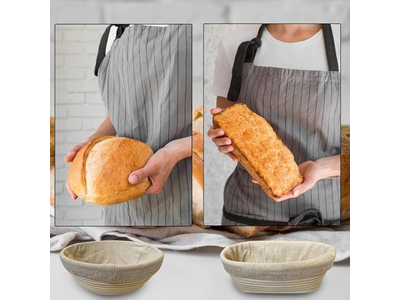 Set per Panificazione con Cestini per Lievitazione e Fodere
