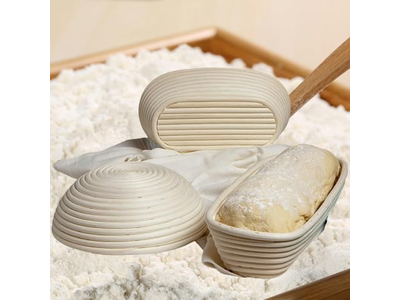 Produttore Cinese Cestino per Pane Banneton Raschietto per Impasto Bambù