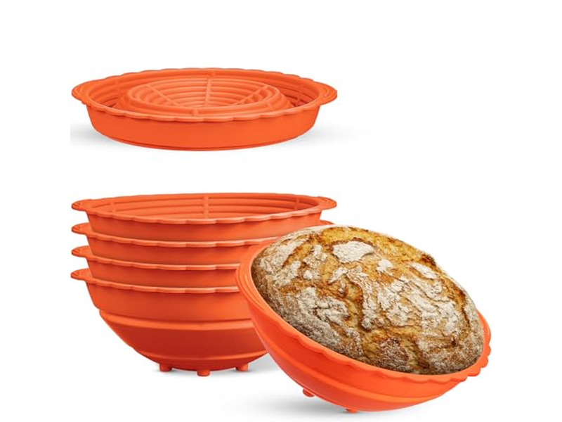 Cestino per Fermentazione Cestini per Lievitazione Banneton 10 Pollici Set di 2