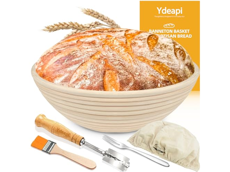 Rastrelliera per Cestini da Terra Telo in Lino per Fermentazione Lievitazione Personalizzata al Lievito Madre