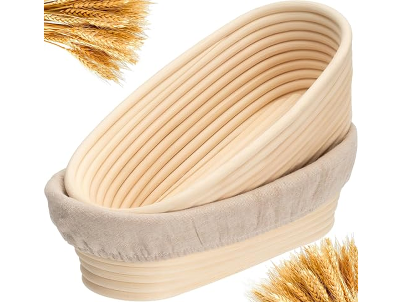 Ciotola per Cestino di Grado Alimentare Rivestimento per Fermentazione del Pane Abito per Modellatura del Lievito Madre
