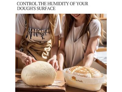 Ciotola per Pane in Rattan Indonesiano per Panificazione di Sourdough