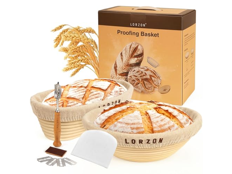 Cestini Ovali per Lievitazione di Sourdough Kit per Panificazione