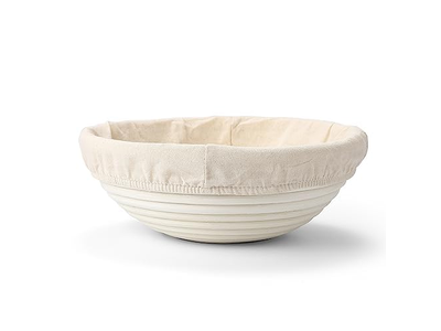 Cesto Banneton Premium Rotondo Saint Germain per Pane con Fodera