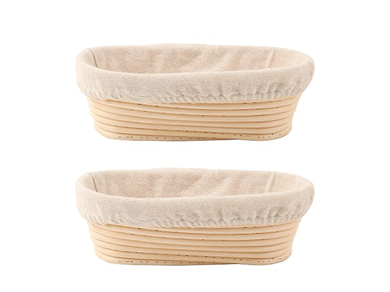 Kit Triangolare Banneton per Pane Rettangolare in Rattan Multidimensione